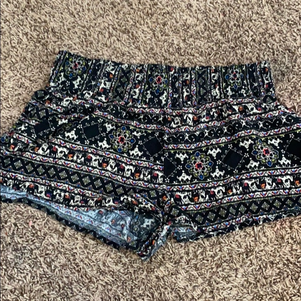 Multicolor eye candy shorts
